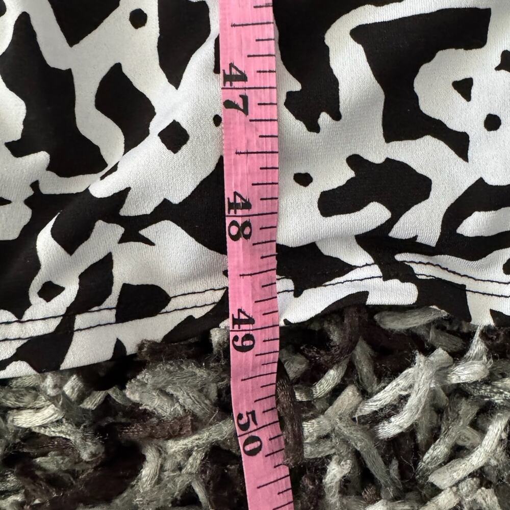 Lane Bryant Black and White Faux Wrap Maxi Dress - 14/16 - Picture 8 of 8